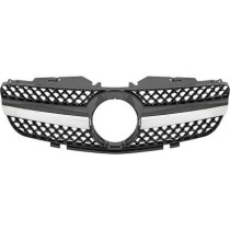 MERCEDES SL-Class R230 01-08 Krom/Svart Sportgrill DIEDERICHS